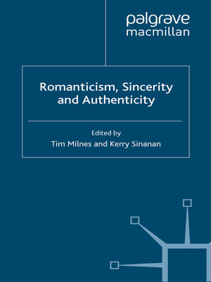 cover image of Romanticism, Sincerity and Authenticity